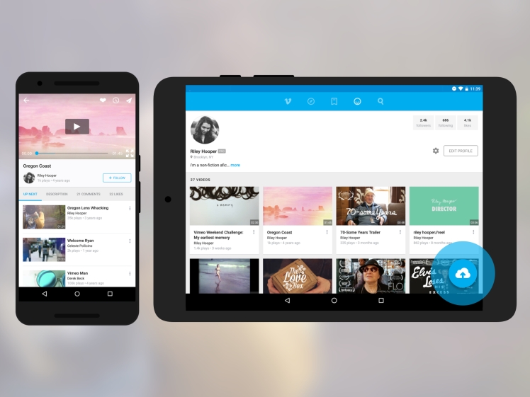 Vimeo - Android - Both Devices